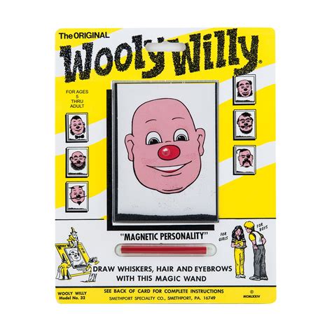 Wooly Willy Magnetic Drawing Face Toy